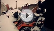 ATV crash Snow brp Bombardier vs квадроциклы