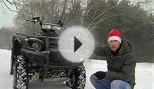 Квадроцикл ГРИЗЛИ: зимний тест