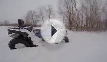 Квадроцикл Самара лес снег много